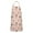 Pink Ballerina Pattern, variant on Pastel Princess Flower Pattern Apron-Garden Aprons for Women with Pockets-Cotton Linen Waterproof Kitchen Cooking Gardening Aprons Adjustable for Kitchen,Cooking,BBQ and Salon 33x27 Inch