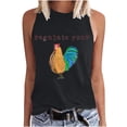 thumbnail image 1 of Moda Casual mujer sin mangas impreso damas cuello redondo Tank Tops chaleco camiseta Fridja  gh4636, 1 of 9