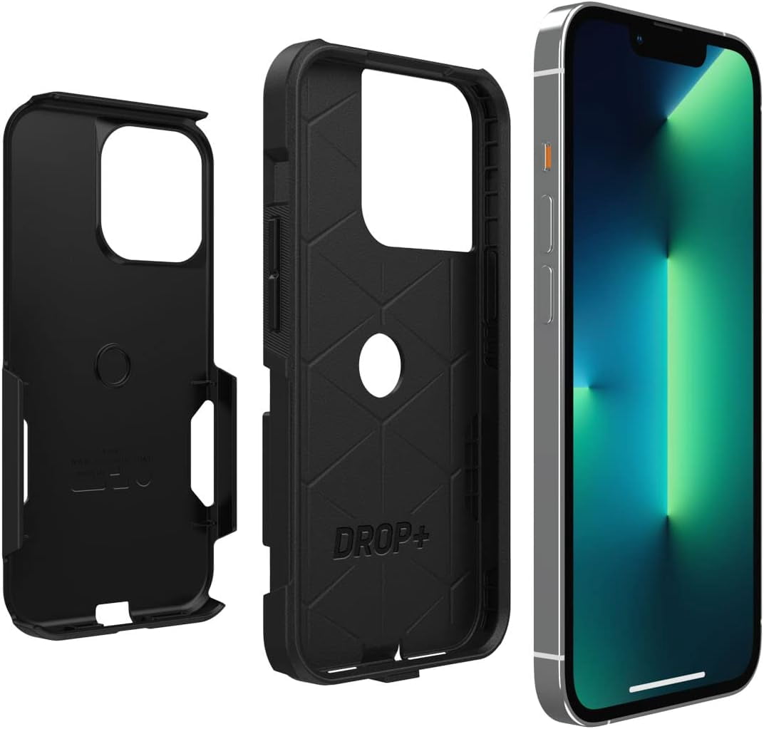 OtterBox Commuter Bumper Cell Phone Case for Apple iPhone 13 Pro, Black