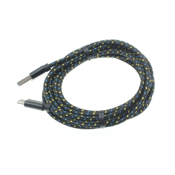 For LG V60 ThinQ Phone - Type-C 10ft USB Cable, Charger Cord Power Wire USB-C Long Braided Fast Charge Sync High Speed for LG V60 ThinQ 5G