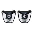 thumbnail image 2 of tssuouriy Couvre-Tête de Putter de Maillet de Golf Élégant avec Motif Brodé pour Protection Style A Ensemble de 2, 2 of 6