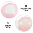 thumbnail image 3 of PTOOTP Washable Pink Lint Roller for Clothes, Portable and Durable Pet Hair Remover, Reusable, 3 of 8