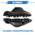 thumbnail image 6 of 1 Pair Bumper Mounting Support Bracket Compatible for Toyota Yaris 07-12 Left Right Bumper Retainer Set, 6 of 7