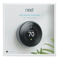 thumbnail image 7 of Google Nest T3018US Nest Learning Thermostat 3rd Gen Smart Thermostat (Mirror Black)) Bundle with Deco Essentials Wall Plate Cover for Google Nest Thermostat 1st, 2nd, 3rd Generation Models, 7 of 7