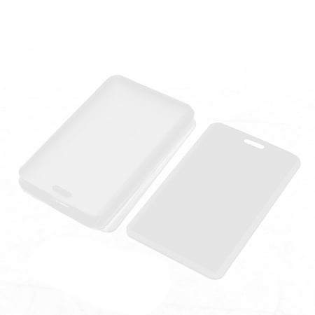 - Unique Bargains Plastic Vertical Photo Name Tag Company Position ID Work Badge Card Holder 10PCS