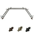 thumbnail image 2 of Domovina Empire 13/16" Bay Window Double Curtain Rod-Color:Antique Brass, 2 of 2