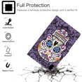 thumbnail image 2 of Allytech Case for Lenovo Tab M10 HD 2nd Gen (TB-X306X/TB-X306F), Kickstand PU Leather Shockproof Flip Wallet Auto Sleep Wake Case for Lenovo Tab M10 HD 2nd Gen 10.1" 2020, Skeleton, 2 of 6