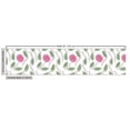 thumbnail image 3 of Ambesonne Floral Fabric by the Yard Upholstery, Spiraling Roses with Leaves, 1 Yard, Reseda Green Pink White, 3 of 5