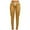 Yellow, variant on Women's Stretch Skinny Cargo Pants Casual High Waist Drawstring Joggers Pant Butt Lift Pencil Trousers with Pockets Green L