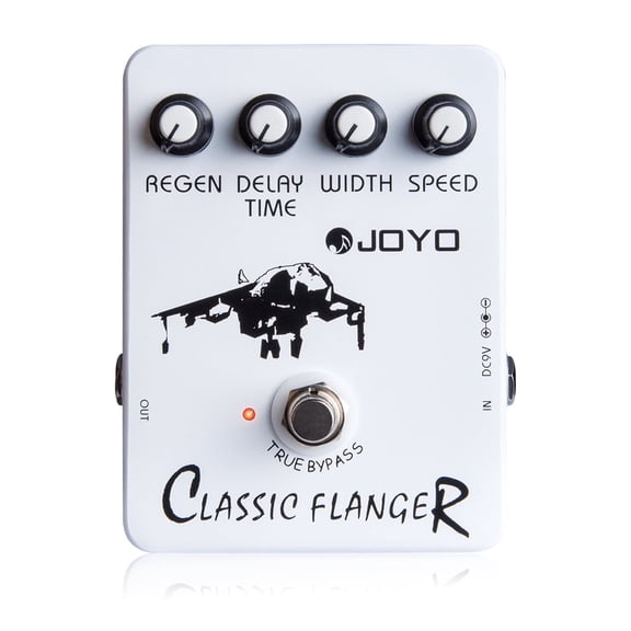 JOYO JF-07 Classic Flanger Effect Pedal Metallic Flanger & Rapid Tremulous Vibrato for Electric Guitar
