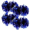 thumbnail image 3 of Cheering Props 4Pcs Non-shedding Cheerleading Pom Poms For Football Basketball Holidays Handle Design Lightweight, 3 of 4