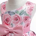 thumbnail image 3 of 2-9T Girl One Shoulder Bowknot Formal Party Wedding Flower Party Dress, 3 of 5