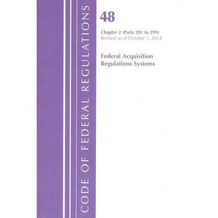 Code Of Federal Regulations Title 48 Federal Acquisition