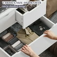 thumbnail image 6 of EnHomee White Dresser for Bedroom Wood 6 Drawer Modern Storage Cabinet for Bedroom Living Room Closet, 43.3"Hx 27.5"Lx 15.7"D, 6 of 8
