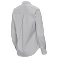 thumbnail image 3 of Women's Antigua Gray Oregon Ducks Porter Woven Tri-Blend Long Sleeve Button-Up Shirt, 3 of 3