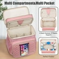 thumbnail image 3 of Large Toiletry Bag for Women Men,Bathroom Bag,Water Resistant Portable Shower Caddy for College Dorm,Hanging Toiletry Bags for Traveling,Gym Camping Cruise Ship Travel Essentials Shower Bag, 3 of 5