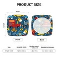 thumbnail image 6 of Picia Vehicles Cartoon with Funny Drivers Square Couch Cushion Covers,Magic Sofa Covers Washable,Stretch Couch Covers-16.9in, 6 of 9
