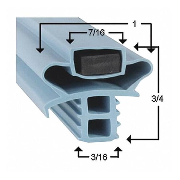 Delfield Door Gasket,22-1/2" x 25-1/2" 1702473