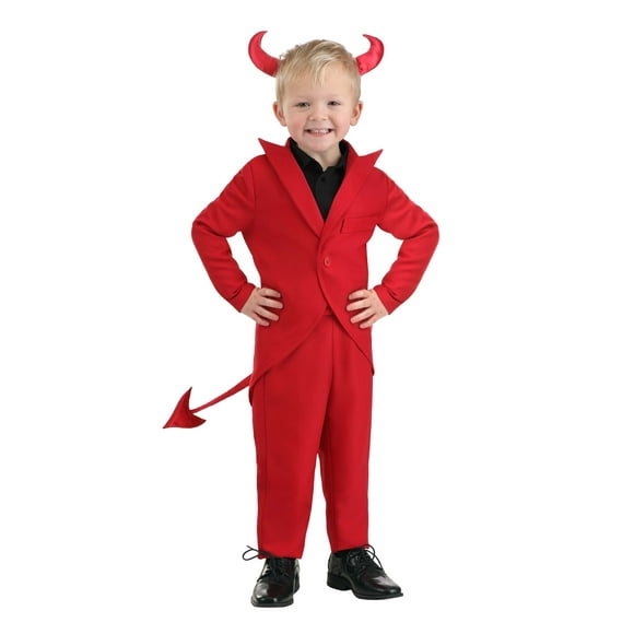 Toddler Red Devil Suit Costume