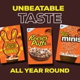 thumbnail image 6 of REESE'S PUFFS Bunnies Easter Edition Chocolatey Peanut Butter Cereal, Family Size, 19.7 oz, 6 of 13