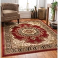 thumbnail image 1 of Well Woven Medallion Oriental Persian Area Rug Red Ivory, 1 of 6
