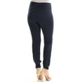 thumbnail image 3 of MAISON JULES Womens Navy Skinny Casual Pants Regular Size: 2XS, 3 of 3