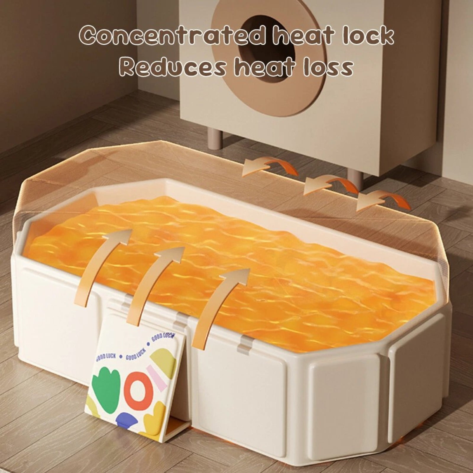 Children's Foldable Bathtub, Portable Shower Tray, Large Spacious Design For Family Use And Easy Storage