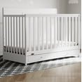 thumbnail image 2 of Graco Asheville 4-in-1 Convertible Baby Crib with Drawer, White, 2 of 15