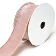thumbnail image 1 of Metallic Pastel Sassy Wired Ribbon, 1-1/2-Inch, 10-Yard, Blush, 1 of 1