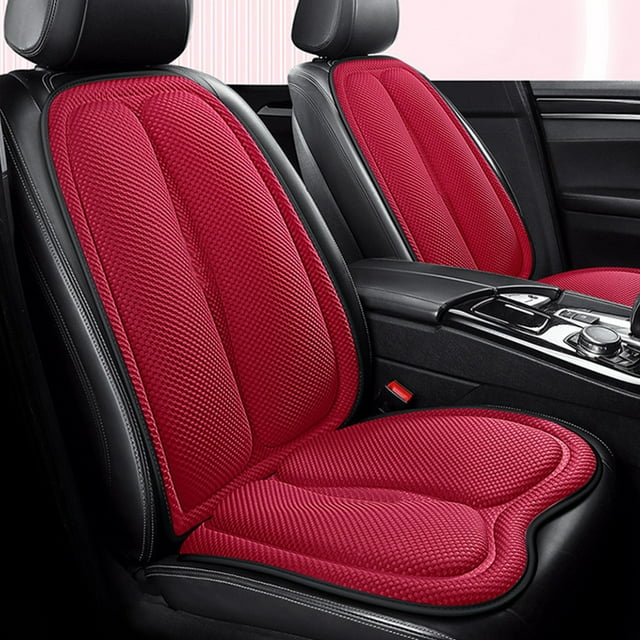 3-Level Adjustable Car Seat Cushion and Backrest - Ventilation Cooling Pad, All-Season Breathable Ergonomic Support for Driving