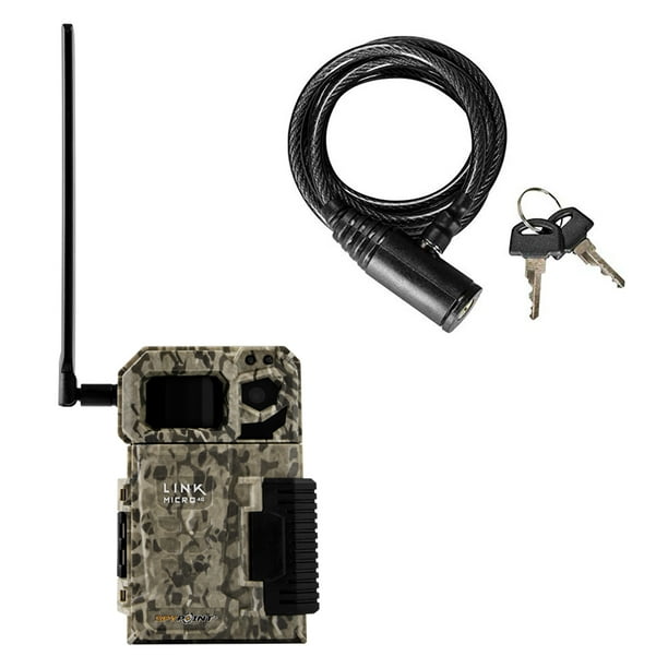 Spypoint Link Micro Nationwide Cellular Hunting Trail Game Camera Cable Lock Walmart Com Walmart Com