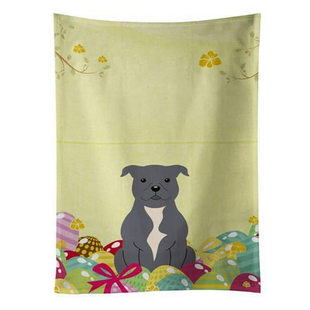 

Easter Eggs Staffordshire Bull Terrier Blue Kitchen Towel