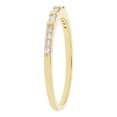 thumbnail image 5 of 14K Yellow Gold 1/6 ct. Baguetter and Round Diamonds Wedding Band Ring by Hollywood Hills Jewelers, 5 of 5