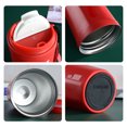 thumbnail image 4 of Vaso de acero inoxidable de 380 ml con tapa, vaso térmico para bebidas frías y calientes, 4 of 5