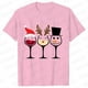 thumbnail image 1 of Camisetas navideñas de vino para mujer, ropa, camisetas divertidas de dibujos animados, camiseta de moda Kawaii, camisetas coreanas para mujer, camisetas navideñas para vino, 1 of 5