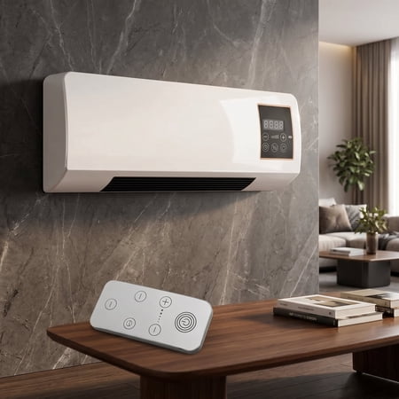 16000 BTU Smart Window Air Conditioner with Heat, Fan and Dehumidifier, Remote Control, Quiet Energy Efficient AC Unit for Rooms up to 450 Sq.Ft., LCD Display, 8-Hour Timer