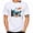 white, variant on Men's Short Sleeve Crew Neck Funny Men Outer Space Astronauts Print T-Shirt Ideal for Golf, Tennis, or Any Outdoor Summer