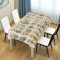 thumbnail image 4 of Yayeee Tablecloths 54" x 54" Rectangle Wrinkle Resistant Party Table Cover, Beige Wildflowers, 4 of 8