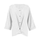 thumbnail image 5 of Sudadera,Camiseta de manga larga con cuello en V para mujer, blusa informal lisa, tejido de poliéster suave, cómoda para uso diario, sopatenor, 5 of 9