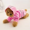 thumbnail image 4 of Reflective Strap Dog Raincoat, Waterproof Fabric Snap Buttons Easy Wear, Lightweight Foldable for Quick Storage and All Dog Sizes, 4 of 6