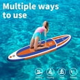 thumbnail image 4 of Bifanuo Inflatable Stand Up Paddle Board with SUP Accessories & Backpack. Paddle Boards for Adults. Non-Slip Deck, Wide Stance, Bottom Fin, Double Action Pump., 4 of 8