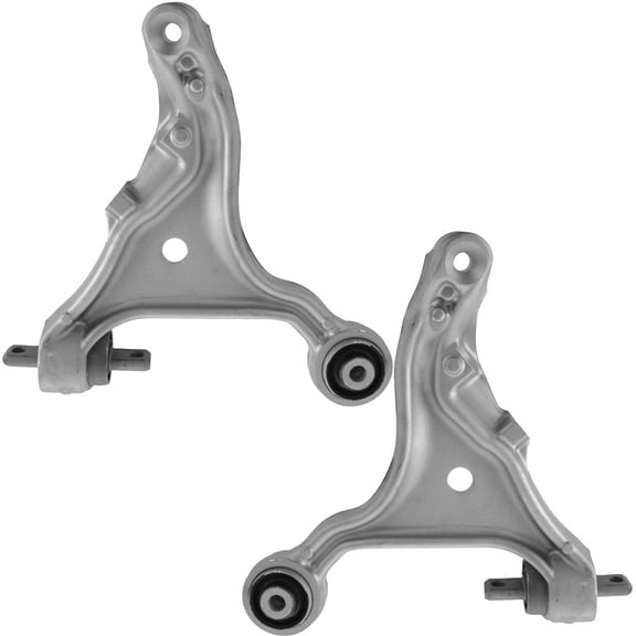 TRQ Front Lower Control Arm Pair Set for Volvo S60 V70 2WD AWD PSA62771
