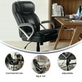 thumbnail image 5 of Flash Furniture Hercules Series Big & Tall Ergonomic LeatherSoft Office Chair, Black, 5 of 18