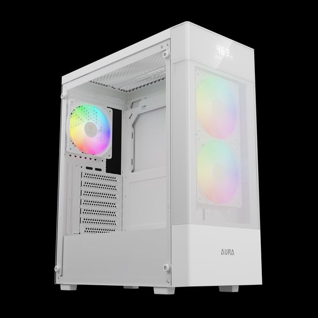 Gabinete Gamdias AURA GC5 Elite ARGB Digital Gabinete Gamdias AURA GC5 ARGB