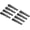 Black, variant on Skinny Tie Clips, Stainless Steel Clips for Men Wedding