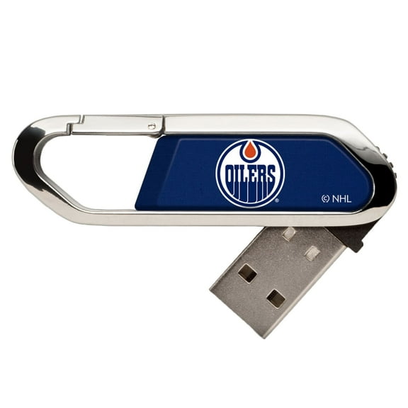Edmonton Oilers Ice Flood Clip 64GB USB Flash Drive