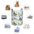 thumbnail image 4 of Fotbe Mallard Ducks Wild Birds Cesto de Ropa con Asas, Cesto Impermeable de Gran Capacidad, Bolsa de Lavado para Dormitorio, Cesto de Ropa con Ruedas y Asas-Small, 4 of 6