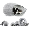 thumbnail image 3 of POINTERTECK Jouet pour Chat Balles Tunnels pour Chats d'Intérieur Lit Interactif N-en-1 Grotte Pliable Multi-Fonction Résistant aux Rayures, 3 of 7