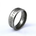 thumbnail image 2 of Norse Ring The Elder Futhark Ring Cool Vintage Jewelry Viking Nordic Ring (12), 2 of 6