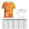 thumbnail image 2 of Nostalgic Vintage Floral Women's T-Shirt Short Sleeve T Shirts Tops Tee Ladies Loose T, 2 of 6